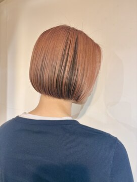 ゼンドットカラスマ(Zen.karasuma) オレンジブラウン× ぷつっとボブ