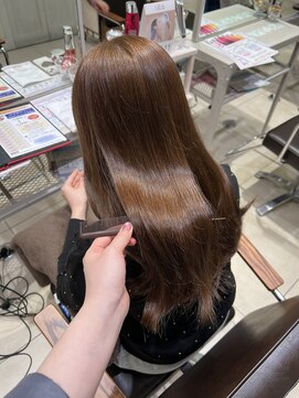 フォルテ 横浜店(FORTE) ワンホンレイヤー/髪質改善トリートメント/ベージュカラー