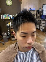 ヘアー スタジオ イワタ(hair studio iwata)&nbsp;面長を活かしたアップバングスタイル！