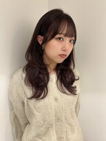 ネウィ 広島(newi)&nbsp;ピンクブラウン×レイヤーカット☆