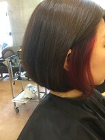 エクス ヘア ネイル(eX Hair Nail)&nbsp;インナーカラー ボブ
