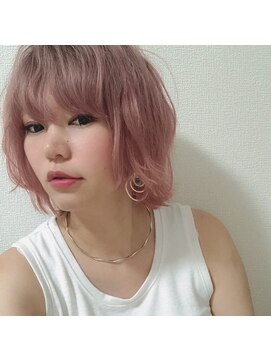 ハロー(HELLO) ばっさり脱力感ルーズマッシュスタイル