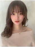 20代30代40代大人かわいいモテ髪ヘア★赤み消しベージュ