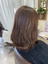 コアフィールフィス(COIFFURE fils) 【見附　今町】波ウェーブ☆ベージュヘア