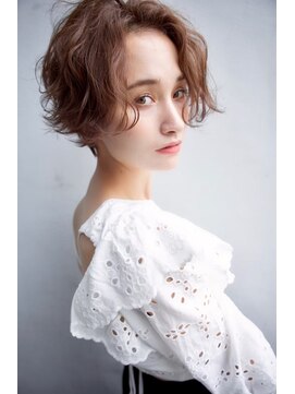 クレドガーデン 浦和店(CRED GARDEN) 愛い エアリーウェーブ前髪なしショートボブ20代30代40代q