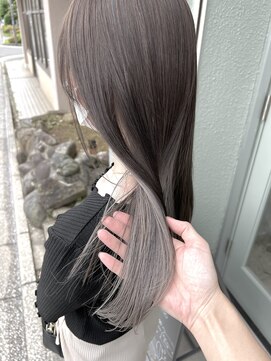 ニコア 千葉(nicoa) ホワイトシルバー/インナーカラー/髪質改善[千葉/千葉駅]