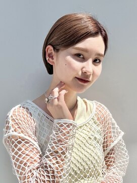 ドットハリス(.Hallis) 前下がりボブ/小顔レイヤー/前髪あり/20代30代40代