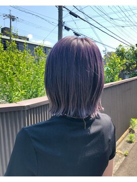 プレデフリュー 北白川本店(PUREE de FLEURS) ディープパープルカラー