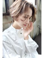 グランアージュ 船橋南口店(grandage)&nbsp;小顔/前下がりショートボブ/くびれヘア/大人可愛いショート/船橋