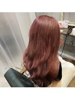 リエコー(RE'ECHO)&nbsp;エクステ付きピンクカラー/プルエクステ/髪質改善/韓国