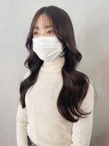 アイティー バイ アルバム 中野店(IT by ALBUM)&nbsp;ダークブラウンフェイスレイヤーカット_外ハネボブ_ba367311