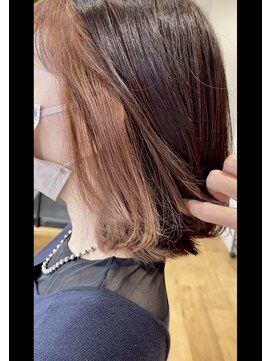 リアントウキョウ(Lian.Tokyo) 【重山】インナー、イヤリングカラー【オレンジ】ボブ