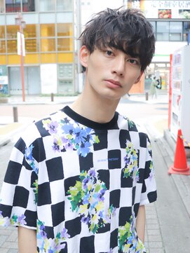 アイティー バイ アルバム 中野店(IT by ALBUM) エアーマッシュ_アップバングコンマヘアスキンフェード_29120