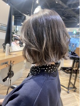 オーク 鷺沼(OAK) ことりグレージュ×ハイライトボブ