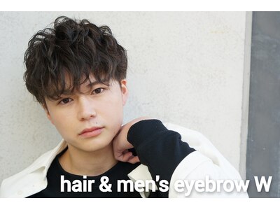 hair & men's eyebrow W(ダブル)/和歌山/本町/メンズ/アイブロウ