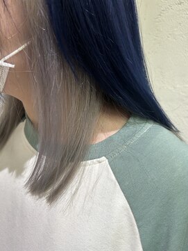 アジールヘア 池袋東口店(agir hair) インナーカラーホワイトシルバーホワイトカラー池袋東口