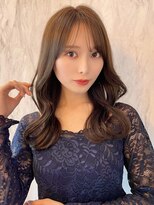 ルームバイシー 新宿(Loom. by Sea)&nbsp;韓国風前髪/シルキーベージュ/グレージュカラー/斜めバング