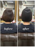 髪質改善カミノキヲク◎ストレート