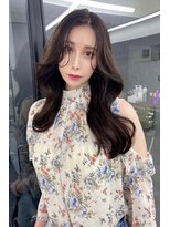 ランズ(LANDS)&nbsp;ワンホンへア 顔まわりレイヤーカット 【韓国ヘア 大阪 梅田】