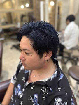 アル 日野(AL) メンズカットナチュラルハイトーンデザインカラー[日野駅]