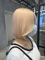 エイト ヘアサロン 渋谷本店(EIGHT)&nbsp;【韓国風スタイル】ブロンドボブ