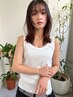 カット＋フルカラー＋バイカルテ3stepトリートメント￥9870［ハイライト］