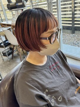 ヘアラウンジ アングゥ(hair lounge ungu) playingcolor・pinkbrown