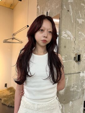 ゾーイダイミョウ(ZOEY daimyo) ブリーチなしのBordeaux color