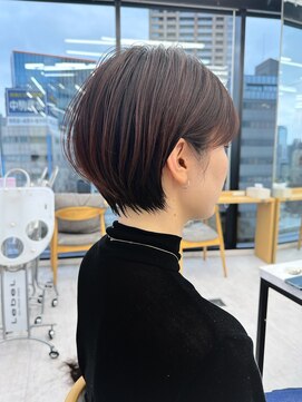 ビューナゴヤ 名駅(VIEW NAGOYA) 黒髪カタログ/ボブルフ/小顔に見せるヘア/ワンレン