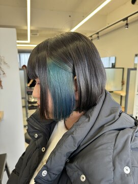 リジー(Litzy) グリーンインナーカラー【三國麗奈】