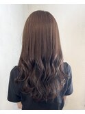 ブラウンベージュ×ロング