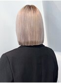 マロンベージュエンドカラー似合わせカット_ba540751