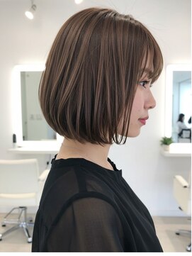 エル 新小岩(elu) 美髪/ワイドバング/レイヤーカット/くすみベージュ/新小岩駅