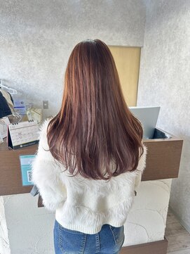 ミニム ヘアー(minim hair) 【minim×miku】春に人気のブラウンピンク