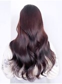 ロング顔周りレイヤーくびれヘア韓国ヘア_ba516372