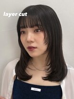 ガーランド (Garland) 【垢抜けたい方必見!】顔まわりレイヤーが可愛い! 暗髪カラー