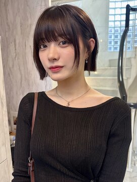 サイン 渋谷(SIGN) お洒落なレイヤーカットハッシュカットレイヤーボブ渋谷
