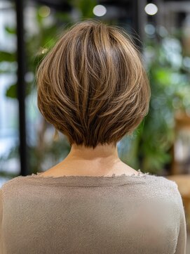 サンタフェ 岐阜島店(Santa'Fe) 白髪ぼかしカラー/脱白髪染め/グレイカラー/大人女性