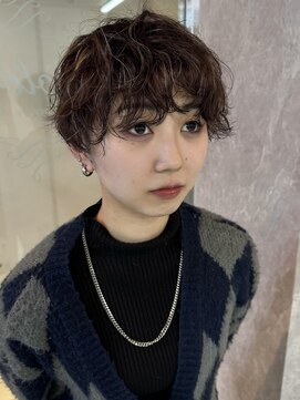 サロウィン 鹿児島天文館店(SALOWIN) ハイライトデザインパーマ