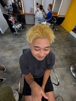 ツネ ヘアアンドヘッドスパ(TsuNE hair&head spa)&nbsp;アクティブショート　抜きっぱなしブロンド