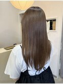 似合わせカット＋透明感カラー