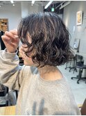 似合わせカット ボブパーマ　パーマ ミニボブ 切りっぱなしボブ