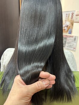 ヘアリゾート レノヴァティオの写真/【太宰府/大佐野】大人女性の白髪カバーはお任せ◎白髪染め・白髪ぼかしで若々しい印象に！★