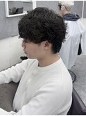 無造作シャドウパーマ