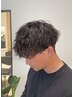 【メンズ人気no.1】メンズカット＋トレンドパーマ＋ケア付き￥11500→