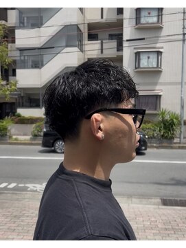 タイドヘア 茨木店(TIDE HAIR) テーパーフェード×ワンカールパーマ