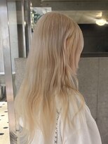 ヲタク 渋谷 代官山 恵比寿(wotaku.) ホワイトブロンドハイトーンケアブリーチトリプルカラーリタッチ