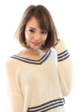 レウナ 外苑前(Reuna) おとな女性に大人気ひし形ワンカールボブ