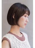 [Taylor 大宮] &nbsp;ダークモカブラウン×すっかり耳掛けショート