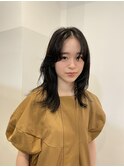 ナチュラルウルフ レイヤーカット/ウルフカット/顔まわりカット/
